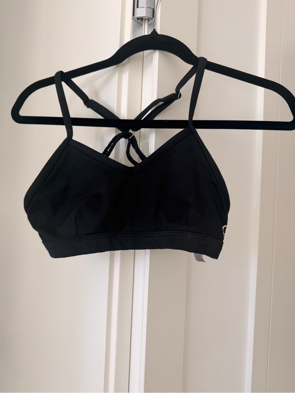 Bombshell Sportswear Black Strappy Bralette